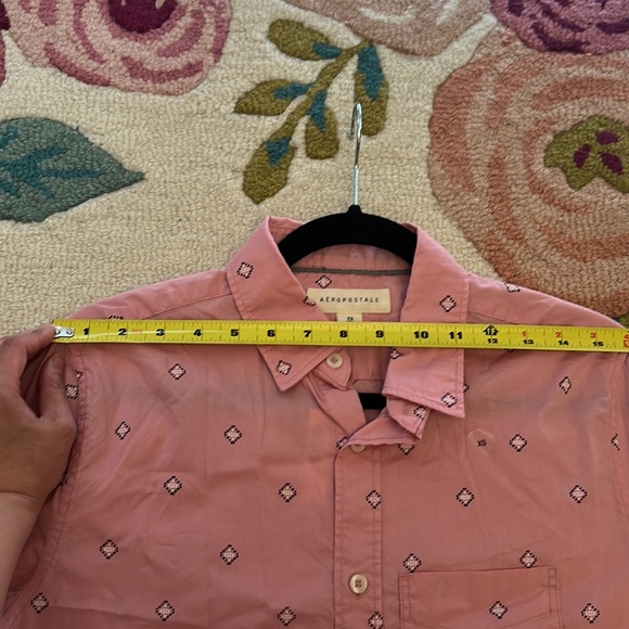🔥 2 for 20$ / *NWT* Aeropostale Short Sleeve Button Down Shirt - Picture 14 of 16